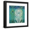 Peacock Bath IX-Alan Hopfensperger-Framed Art Print