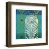 Peacock Bath IX-Alan Hopfensperger-Framed Art Print