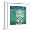 Peacock Bath IX-Alan Hopfensperger-Framed Art Print