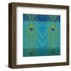 Peacock Bath VI-Alan Hopfensperger-Framed Art Print