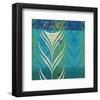 Peacock Bath X-Alan Hopfensperger-Framed Art Print