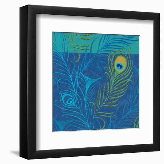 Peacock Bath XII-Alan Hopfensperger-Framed Art Print