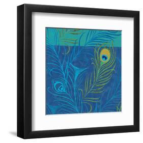 Peacock Bath XII-Alan Hopfensperger-Framed Art Print