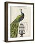Peacock Birdcage I-Sue Schlabach-Framed Art Print