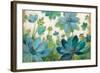 Peacock Bloom-Silvia Vassileva-Framed Art Print