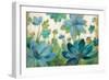 Peacock Bloom-Silvia Vassileva-Framed Art Print