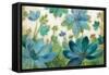 Peacock Bloom-Silvia Vassileva-Framed Stretched Canvas