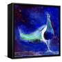 Peacock Blue, 2013-Nancy Moniz-Framed Stretched Canvas
