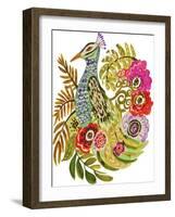 Peacock Blue-Karen Fields-Framed Giclee Print