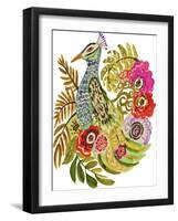 Peacock Blue-Karen Fields-Framed Giclee Print