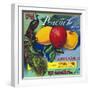 Peacock Brand Apple Label, Watsonville, California-Lantern Press-Framed Art Print