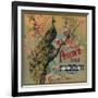 Peacock Brand - California - Citrus Crate Label-Lantern Press-Framed Art Print