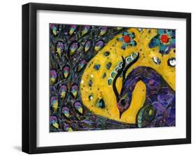 Peacock Dance-Wyanne-Framed Giclee Print