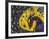 Peacock Dance-Wyanne-Framed Giclee Print