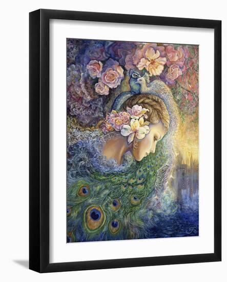 Peacock Daze-Josephine Wall-Framed Giclee Print