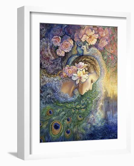 Peacock Daze-Josephine Wall-Framed Giclee Print