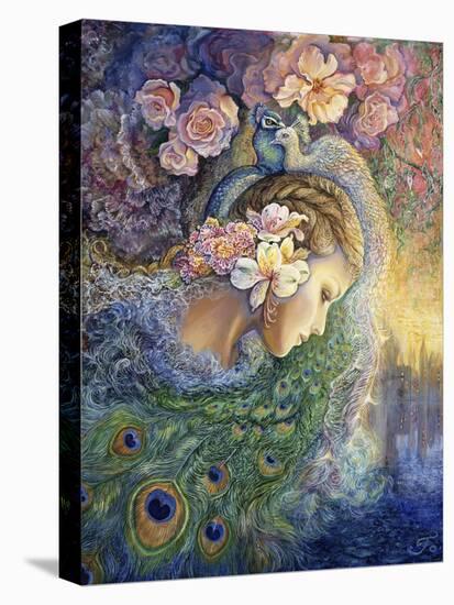 Peacock Daze-Josephine Wall-Stretched Canvas