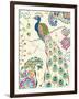 Peacock Fantasy III-Daphne Brissonnet-Framed Art Print