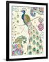 Peacock Fantasy III-Daphne Brissonnet-Framed Art Print