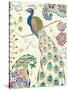 Peacock Fantasy III-Daphne Brissonnet-Stretched Canvas