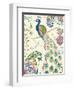 Peacock Fantasy III-Daphne Brissonnet-Framed Art Print