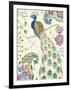 Peacock Fantasy III-Daphne Brissonnet-Framed Art Print