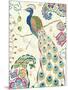 Peacock Fantasy III-Daphne Brissonnet-Mounted Art Print