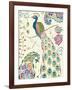 Peacock Fantasy III-Daphne Brissonnet-Framed Art Print