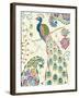 Peacock Fantasy III-Daphne Brissonnet-Framed Art Print