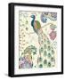 Peacock Fantasy III-Daphne Brissonnet-Framed Art Print