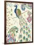 Peacock Fantasy III-Daphne Brissonnet-Framed Art Print