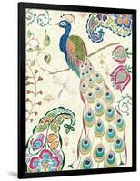 Peacock Fantasy III-Daphne Brissonnet-Framed Art Print