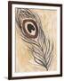 Peacock Feather 2-Beverly Dyer-Framed Art Print