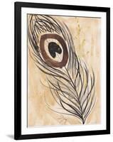 Peacock Feather 2-Beverly Dyer-Framed Art Print