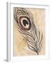 Peacock Feather 2-Beverly Dyer-Framed Art Print