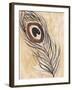 Peacock Feather 2-Beverly Dyer-Framed Art Print