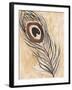 Peacock Feather 2-Beverly Dyer-Framed Art Print