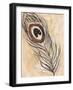 Peacock Feather 2-Beverly Dyer-Framed Art Print