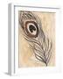 Peacock Feather 2-Beverly Dyer-Framed Art Print