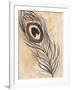 Peacock Feather 2-Beverly Dyer-Framed Art Print