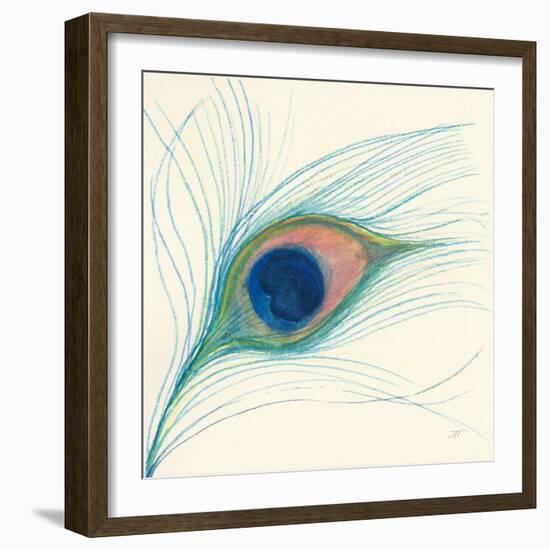 Peacock Feather I-Miranda Thomas-Framed Art Print