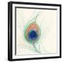 Peacock Feather II-Miranda Thomas-Framed Art Print