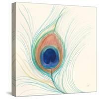 Peacock Feather II-Miranda Thomas-Stretched Canvas