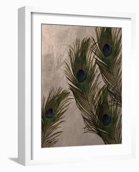 Peacock Feathers I-Natasha Wescoat-Framed Giclee Print