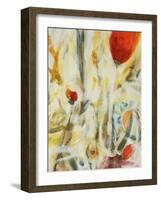 Peacock Floral I-Jodi Maas-Framed Giclee Print