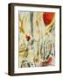 Peacock Floral I-Jodi Maas-Framed Giclee Print