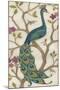 Peacock Fresco I-June Erica Vess-Mounted Art Print