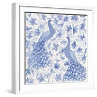 Peacock Garden II-Miranda Thomas-Framed Art Print