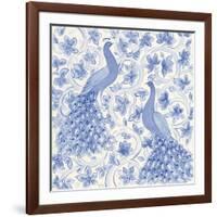 Peacock Garden II-Miranda Thomas-Framed Art Print