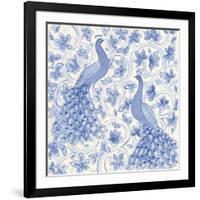 Peacock Garden II-Miranda Thomas-Framed Art Print